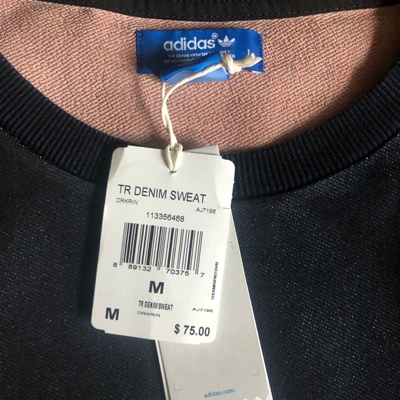 *NWT* Adidas Trefoil Crewneck - Picture 5 of 6